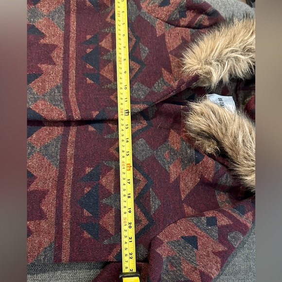 BB Dakota light long Aztec jacket Women’s L - Picture 5 of 6